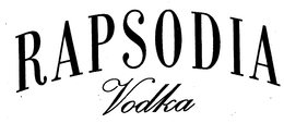 RAPSODIA VODKA trademark
