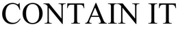 CONTAIN IT trademark