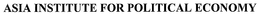 ASIA INSTITUTE FOR POLITICAL ECONOMY trademark