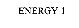 ENERGY 1 trademark