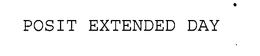 POSIT EXTENDED DAY trademark