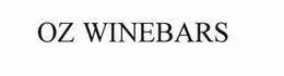 OZ WINEBARS trademark
