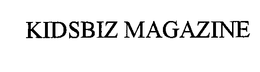 KIDSBIZ MAGAZINE trademark