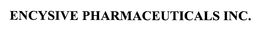 ENCYSIVE PHARMACEUTICALS INC. trademark