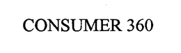 CONSUMER 360 trademark