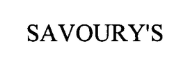 SAVOURY'S trademark