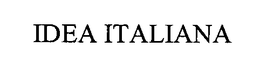IDEA ITALIANA trademark