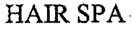HAIR SPA trademark