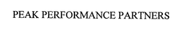 PEAK PERFORMANCE PARTNERS trademark