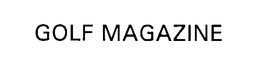 GOLF MAGAZINE trademark