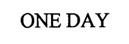 ONE DAY trademark