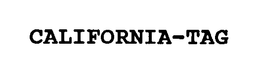 CALIFORNIA-TAG trademark