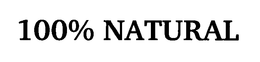 100% NATURAL trademark