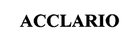 ACCLARIO trademark