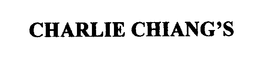 CHARLIE CHIANG'S trademark