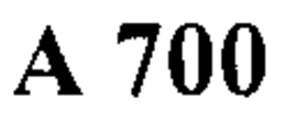 A 700 trademark