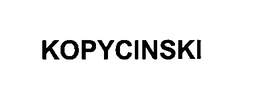 KOPYCINSKI trademark