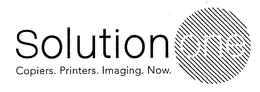 SOLUTION ONE COPIERS. PRINTERS. IMAGING. NOW. trademark