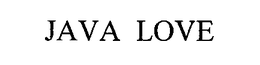 JAVA LOVE trademark