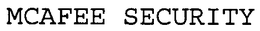 MCAFEE SECURITY trademark