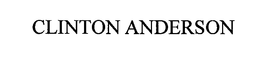 CLINTON ANDERSON trademark