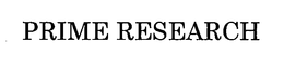 PRIME RESEARCH trademark