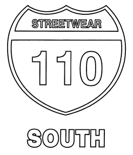 STREETWEAR 110 SOUTH trademark
