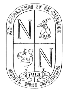 N N AD CHALICEM ET EX CHALICE NIHIL NISI OPTIMIM 1913 trademark