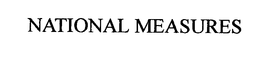 NATIONAL MEASURES trademark