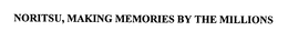 NORITSU, MAKING MEMORIES BY THE MILLIONS trademark