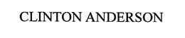 CLINTON ANDERSON trademark