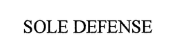 SOLE DEFENSE trademark