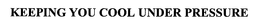 KEEPING YOU COOL UNDER PRESSURE trademark