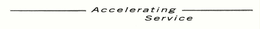 ACCELERATING SERVICE trademark