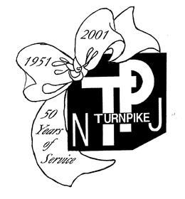 NJTP TURNPIKE 1951 2001 50 YEARS OF SERVICE trademark