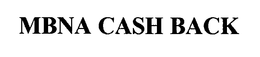 MBNA CASH BACK trademark