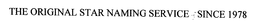 THE ORIGINAL STAR NAMING SERVICE SINCE 1978 trademark