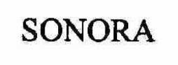 SONORA trademark