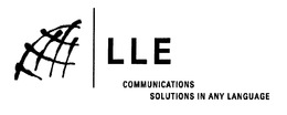 LLE COMMUNICATIONS SOLUTIONS IN ANY LANGUAGE trademark