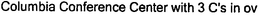 COLUMBIA CONFERENCE CENTER WITH 3 C'S IN OV trademark