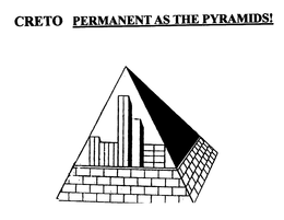 CRETO PERMANENT AS THE PYRAMIDS! trademark