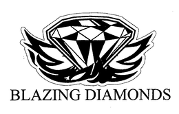 BLAZING DIAMONDS trademark