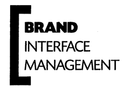 BRAND INTERFACE MANAGEMENT trademark