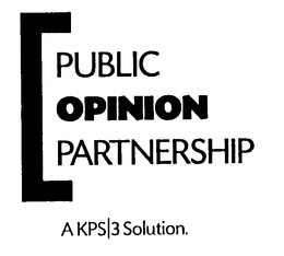 PUBLIC OPINION PARTNERSHIP A KPS|3 SOLUTION. trademark