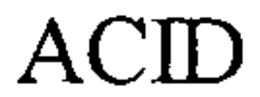 ACID trademark