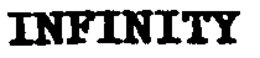 INFINITY trademark