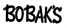 BOBAK'S trademark