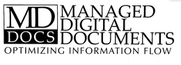 MD DOCS MANAGED DIGITAL DOCUMENTS OPTIMIZING INFORMATION FLOW trademark