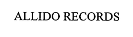 ALLIDO RECORDS trademark