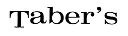 TABER'S trademark